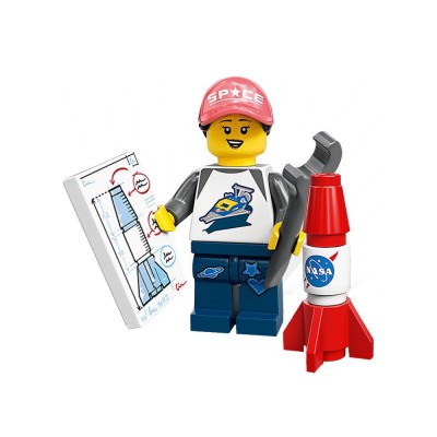 SPACE FAN - LEGO MINIFIGURES SERIES 20 (col20-6)  - 1