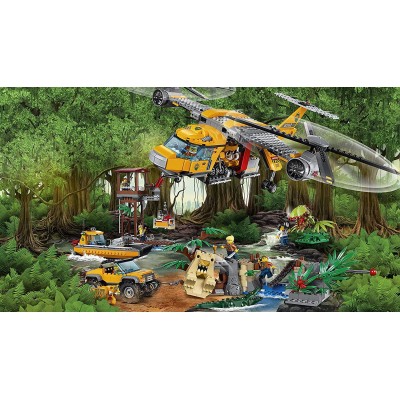 JUNGLE AIR DROP HELICOPTER - LEGO 60162  - 5
