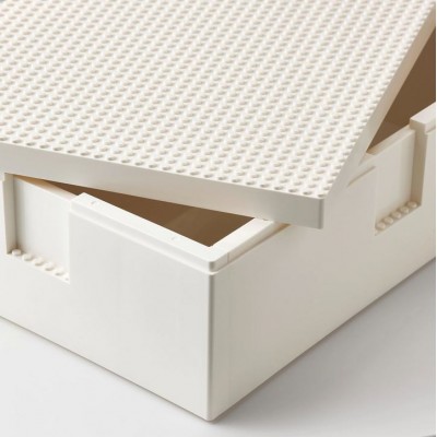 STORAGE BOX WITH LID - LEGO BYGGLEK IKEA  - 3