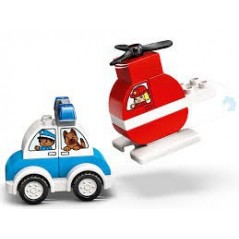 LEGO 10957 - Helicóptero de Bomberos y Coche de Policía  - 3