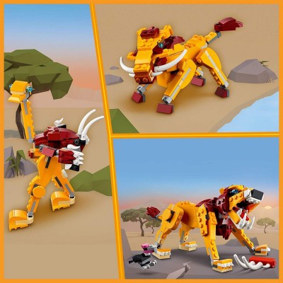 WILD LION - LEGO 31112  - 4