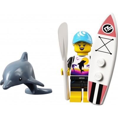 PADDLE SURFER - LEGO MINIFIGURES SERIES 21 (col21-1)  - 1
