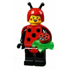 Lego Figure Ladybug Girl col21-4 Series 21 