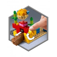 ARRECIFE DE CORAL - LEGO MINECRAFT 21164  - 3