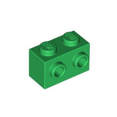 Brick 1X2 W. 2 Knobs - Verde oscuro (6129807)  - 1