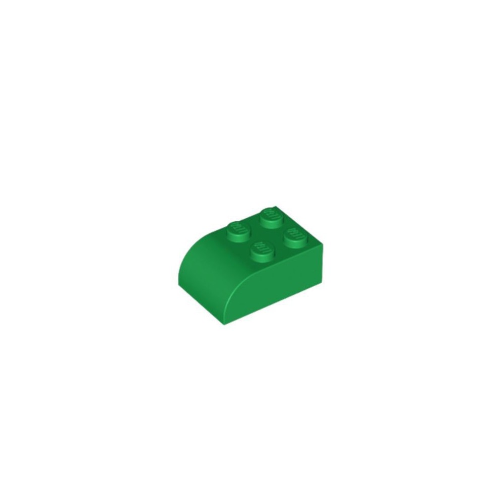 Slope Curved 3x2x1 with Four Studs - Verde (621528)  - 1