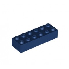 Brick 2x6 - Azul oscuro (6100239)  - 1