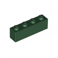 Brick 1x4 - Verde oscuro (4245571)  - 1