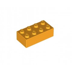 BRICK 2X4 - Naranja Amarillento (6100027)  - 1