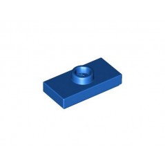 Plate Modified 1x2 with 1 Stud - Azul (6092582)  - 1