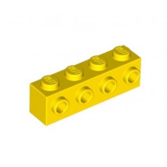 Brick Modified 1x4 with 4 Studs on 1 Side - Amarillo (4164073)  - 1