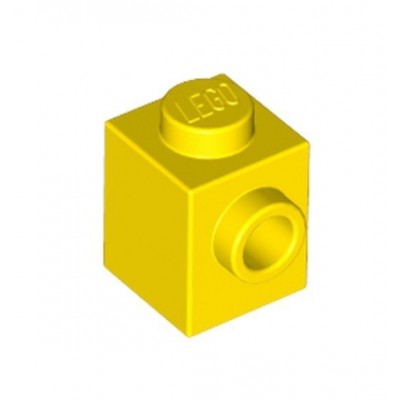 Brick Modified 1x1 with Stud on 1 Side - Amarillo (4624985)  - 1