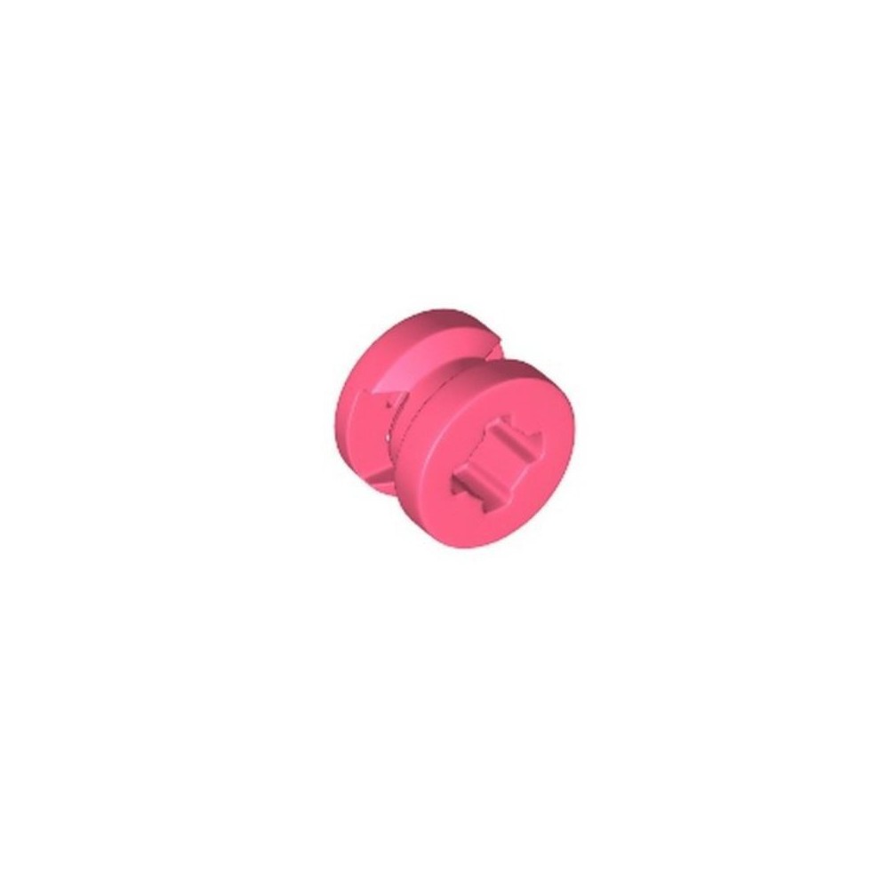 Wheel 8mm D. x 6mm with Slot - Coral (6310372)  - 1