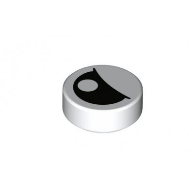Tile Round 1x1 - ojo con patrón parcialmente cerrado de pupila (6284605)  - 1