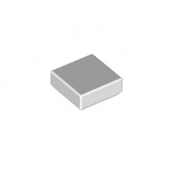 Tile 1x1 with Groove - Blanco (307001)  - 1