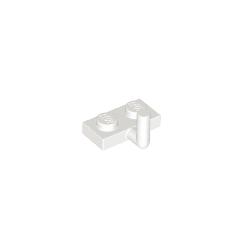 Plate Modified 1x2 with Bar Arm Up (Horizontal Arm 5mm) - Blanco (6261349)  - 1