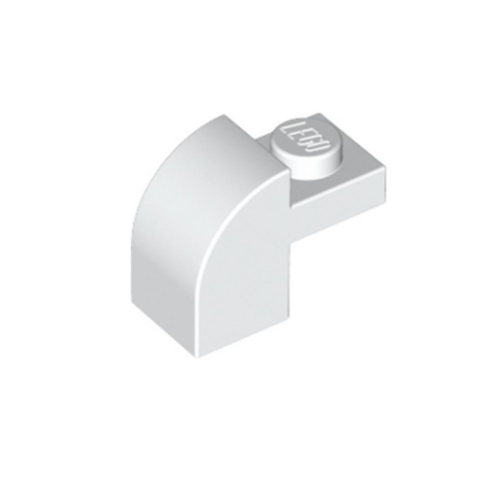 Slope Curved 2x1x1 1/3 with Recessed Stud - Blanco (6285777)  - 1