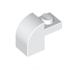 Slope Curved 2x1x1 1/3 with Recessed Stud - Blanco (6285777)  - 1