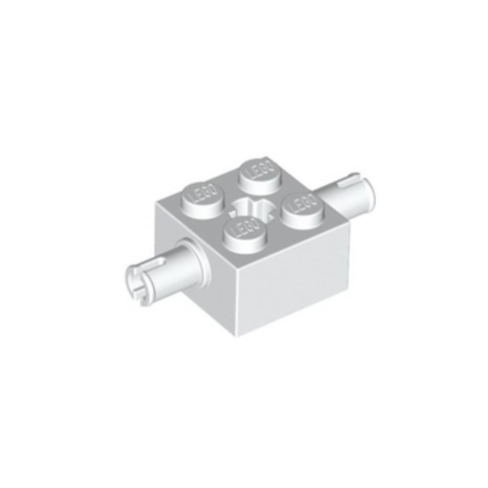Brick Modified 2x2 with Pins and Axle Hole - Blanco (6035762)  - 1