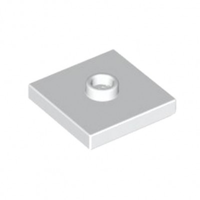 Plate Modified 2x2 with 1 Stud in Center - Blanco (6126046)  - 1