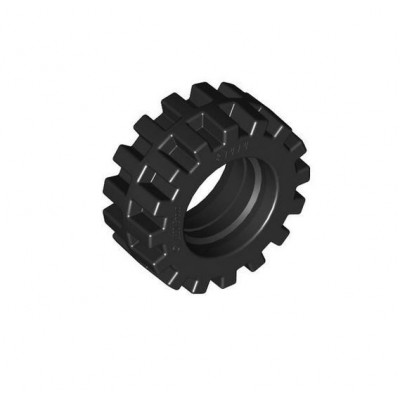 Tire 15mm D. x 6mm Offset Tread Smal - Negro (4578677)  - 1