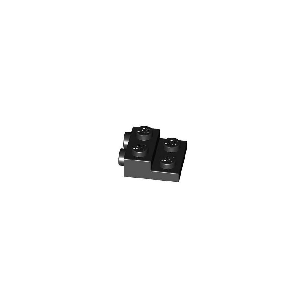 Plate Modified 2x2x2/3 with 2 Studs on Side - Negro (6052126)  - 1