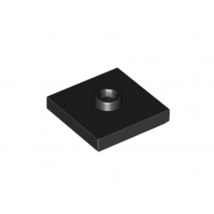 Plate Modified 2x2 with Groove and 1 Stud in Center - Negro (4565323)  - 1