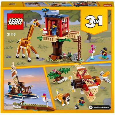 SAFARI WILDLIFE TREE HOUSE - LEGO 31116  - 7