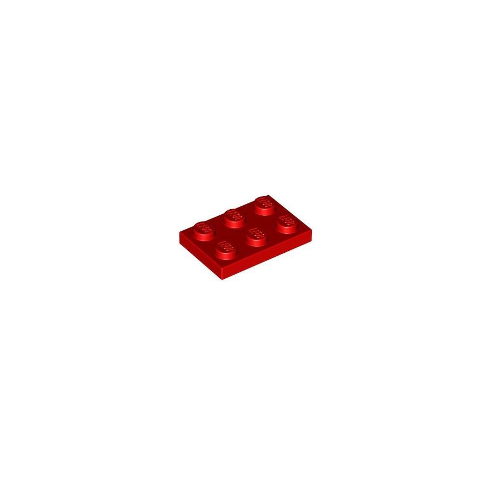 Plate 2x3 - Rojo (302121)  - 1