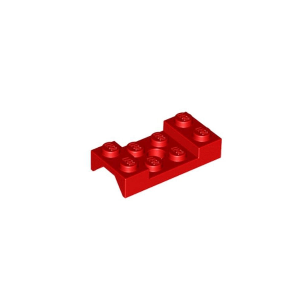 Mudguard 2x4 w. hole Ø4.9 - Rojo (4600176)  - 1