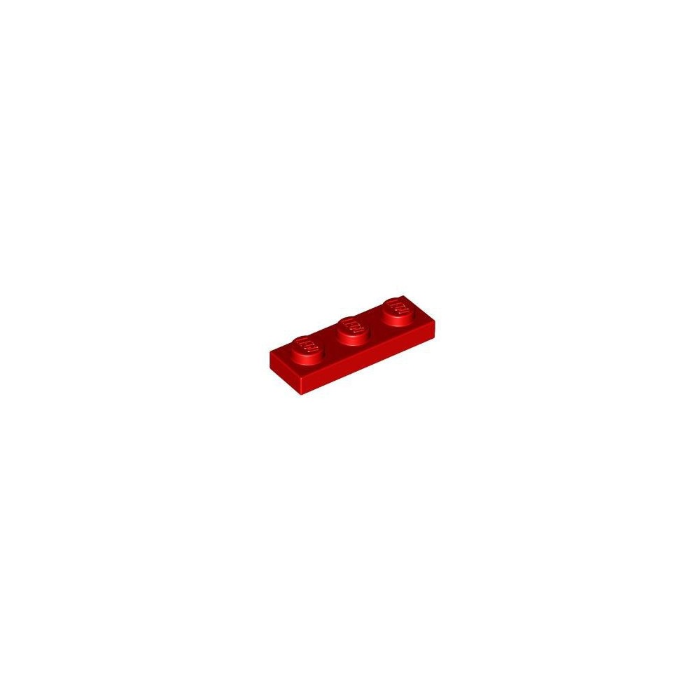 Plate 1x3 - Rojo (362321)  - 1