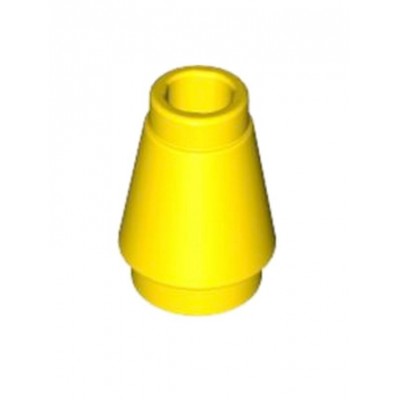 Cone 1x1 with Top Groove - Amarillo (4525464)  - 1