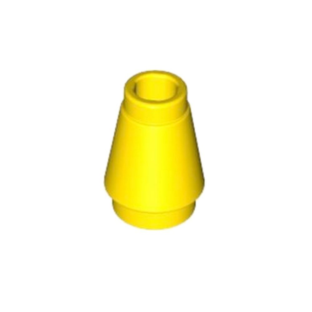 Cone 1x1 with Top Groove - Amarillo (4525464)  - 1