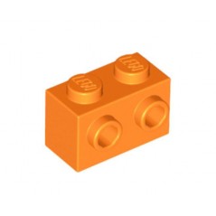 Brick Modified 1x2 with Studs on 1 Side - NARANJA (6223454)  - 1
