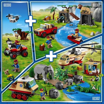 RESCATE DE LA FAUNA SALVAJE : QUAD - LEGO 60300  - 5