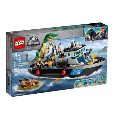 ESCAPE FROM BARYONYX DINOSAUR SHIP - LEGO 76942  - 1