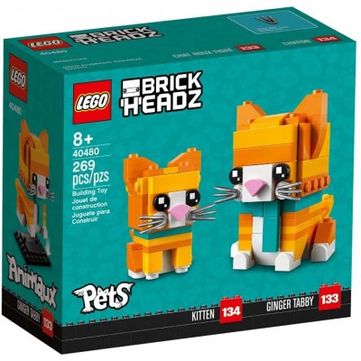 Ginger Tabby - LEGO BRICKHEADZ 40480  - 1