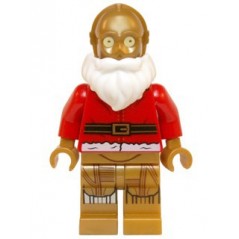 SANTA C-3PO - MINIFIGURA LEGO STAR WARS (sw0680)  - 1