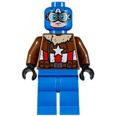 CAPITAN AMERICA - MINIFIGURA LEGO MARVEL SUPER HEROES (sh374)  - 1
