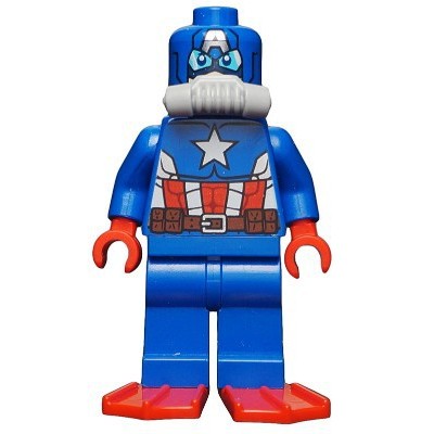 CAPITAN AMERICA - MINIFIGURA LEGO MARVEL SUPER HEROES (sh214)  - 1