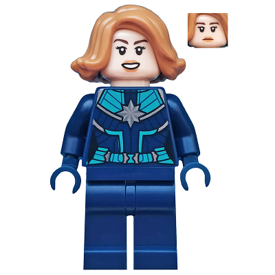 CAPITANA MARVEL VERS - MINIFIGURA LEGO SUPER HEROES (sh605)  - 1