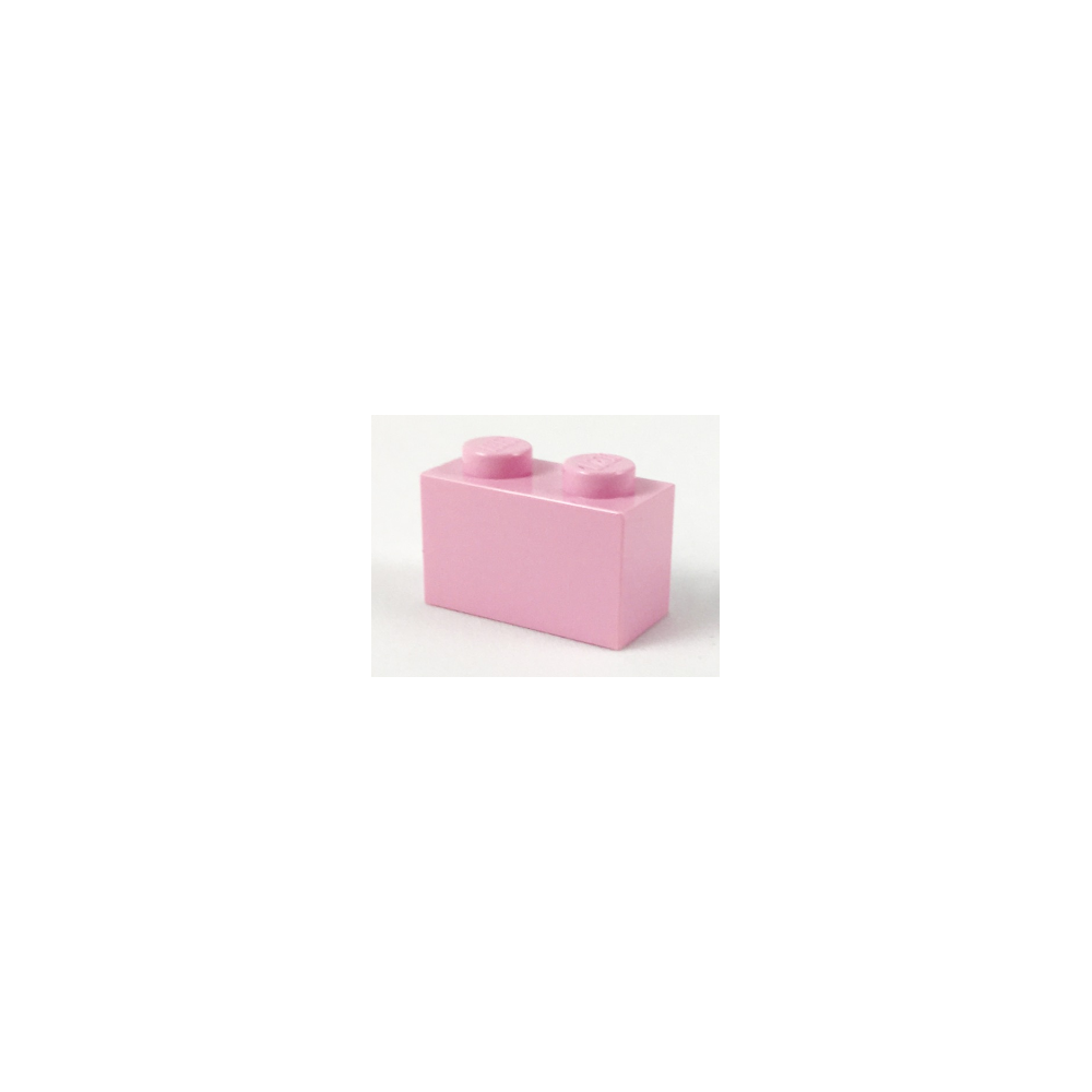 LEGO PIEZA BRICK 1X2 - PINK X10  - 1