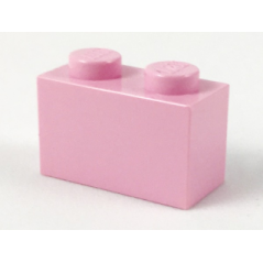 LEGO PIEZA BRICK 1X2 - PINK X10  - 1