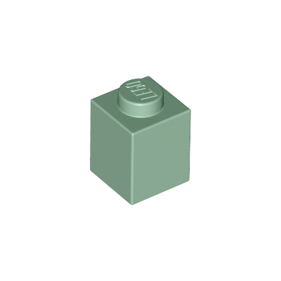 LEGO PIEZA BRICK 1X1 - SAND GREEN X10  - 1