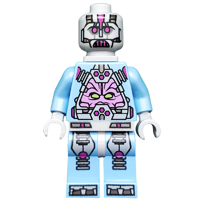 THE KRAANG, Medium Blue Exo-Suit Body with Jet Pack - LEGO TMNT (tnt006)  - 1