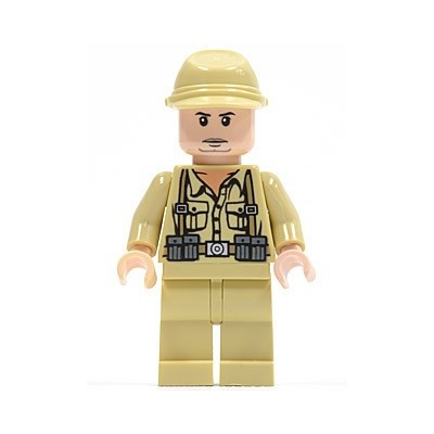 GERMAN SOLDIER 3 - LEGO INDIANA JONES MINIFIGURE (iaj006)  - 1