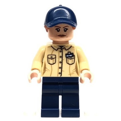 PARK WORKER - LEGO JURASSIC WORLD MINIFIGURE (jw045)  - 1