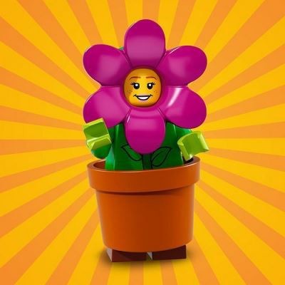 FLOWERPOT GIRL - LEGO SERIES 18 MINIFIGURE (col18-14)