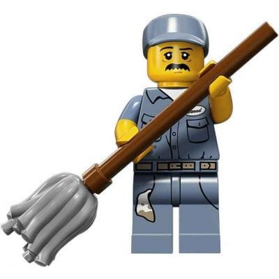 JANITOR - LEGO MINIFIGURES SERIES 15 (col15-9)  - 1