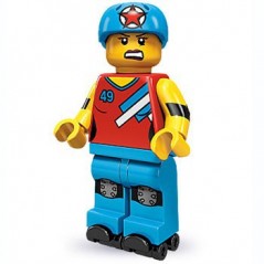 ROLLER DERBY GIRL - LEGO MINIFIGURES SERIES 9 (col09-8)  - 1